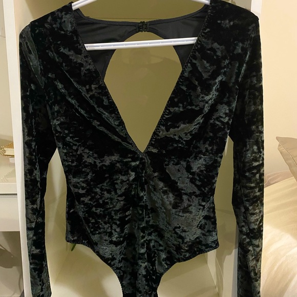 Victoria secret velvet bodysuit - Picture 1 of 3
